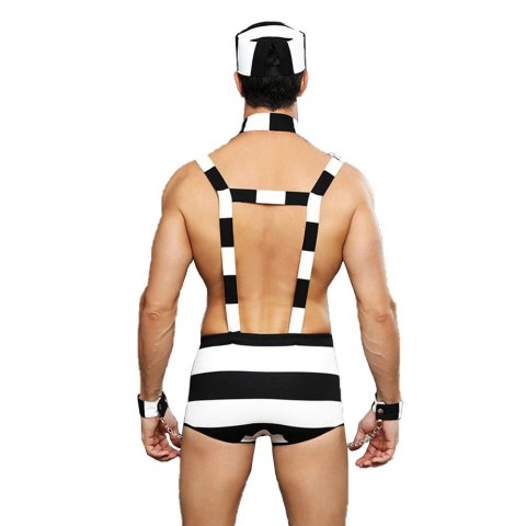 KOSTIUM 5 CZĘŚCI PRISONER UNIFORM