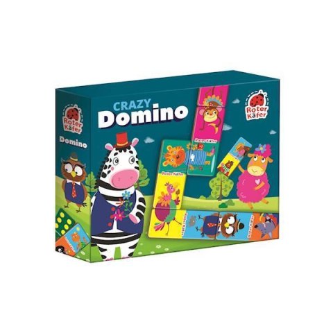 GRA EDUKACYJNA CRAZY DOMINO 2W1 NAUKA LICZENIA ZWIERZĘTA ROTER KAFER GRA EDUKACYJNA CRAZY DOMINO 2W1 NAUKA LICZENIA ZWIERZĘTA ROTER KAFER