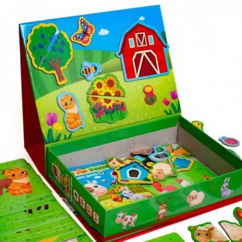 GRA MAGNETYCZNA FARMA ZESTAW EDUKACYJNY KARTY MAGNESY TABLICA ROTER KAFER GRA MAGNETYCZNA FARMA ZESTAW EDUKACYJNY KARTY MAGNESY TABLICA ROTER KAFER