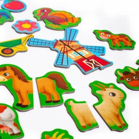 GRA MAGNETYCZNA FARMA ZESTAW EDUKACYJNY KARTY MAGNESY TABLICA ROTER KAFER GRA MAGNETYCZNA FARMA ZESTAW EDUKACYJNY KARTY MAGNESY TABLICA ROTER KAFER