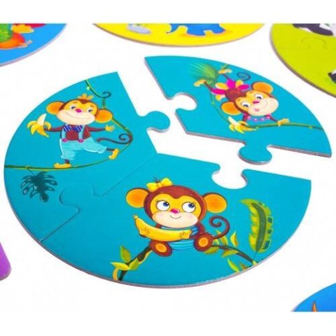 GRA ŚWIAT ZOO DLA PRZEDSZKOLAKÓW 3W1 PUZZLE ZWIERZĘTA ROTER KAFER GRA ŚWIAT ZOO DLA PRZEDSZKOLAKÓW 3W1 PUZZLE ZWIERZĘTA ROTER KAFER