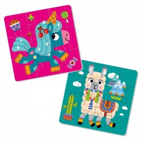 PIANKOWE PUZZLE 2W1 JEDNOROŻEC LAMA DLA NAJMŁODSZYCH UKŁADANKA ROTER KAFER PIANKOWE PUZZLE 2W1 JEDNOROŻEC LAMA DLA NAJMŁODSZYCH UKŁADANKA ROTER KAFER