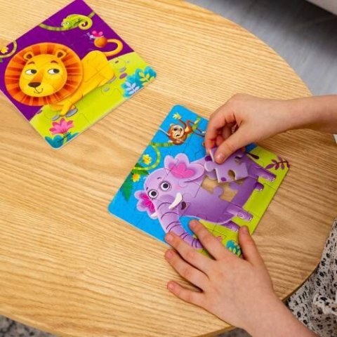 PIANKOWE PUZZLE 2W1 ZWIERZĘTA ZOO DLA NAJMŁODSZYCH UKŁADANKA ROTER KAFER PIANKOWE PUZZLE 2W1 ZWIERZĘTA ZOO DLA NAJMŁODSZYCH UKŁADANKA ROTER KAFER