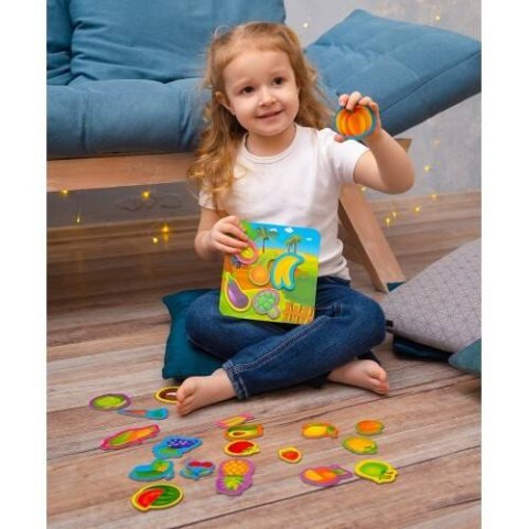 ZESTAW MAGNETYCZNY OWOCE I WARZYWA Z TABLICĄ MAGNESY UKŁADANKA ROTER KAFER ZESTAW MAGNETYCZNY OWOCE I WARZYWA Z TABLICĄ MAGNESY UKŁADANKA ROTER KAFER
