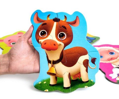 BABY PUZZLE ZESTAW MAXI FARMA ZWIERZĘTA NA FARMIE UKŁADANKA ROTER KAFER BABY PUZZLE ZESTAW MAXI FARMA ZWIERZĘTA NA FARMIE UKŁADANKA ROTER KAFER