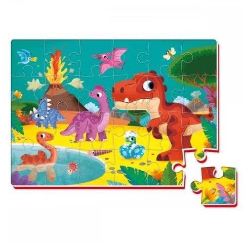 PIANKOWE PUZZLE A4 DINOZAURY WULKAN UKŁADANKA EDUKACYJNA ROTER KAFER PIANKOWE PUZZLE A4 DINOZAURY WULKAN UKŁADANKA EDUKACYJNA ROTER KAFER