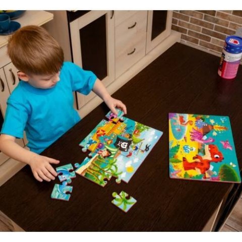 PIANKOWE PUZZLE A4 DINOZAURY WULKAN UKŁADANKA EDUKACYJNA ROTER KAFER PIANKOWE PUZZLE A4 DINOZAURY WULKAN UKŁADANKA EDUKACYJNA ROTER KAFER