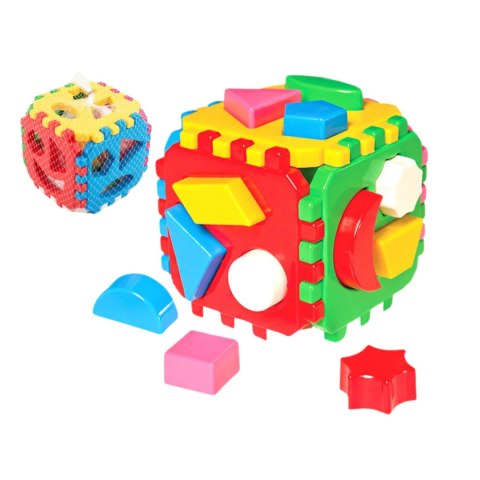 SORTER KOSTKA EDUKACYJNA MADRY MALUCH KLOCKI KSZTAŁTY KOLORY ZESTAW SORTER KOSTKA EDUKACYJNA MADRY MALUCH KLOCKI KSZTAŁTY KOLORY ZESTAW