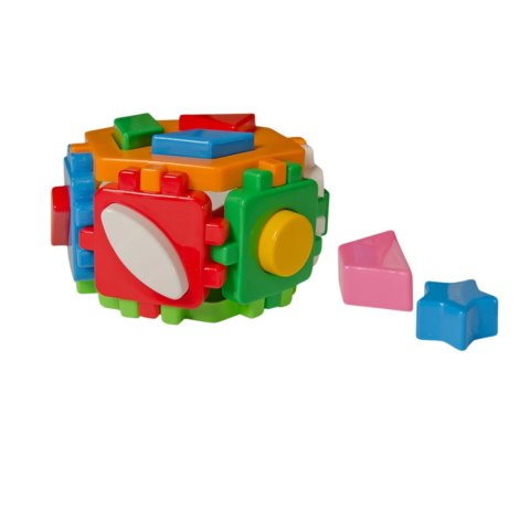 SORTER SZEŚCIOKĄT ZABAWKA EDUKACYJNA FIGURY GEOMETRYCZNE KOLORY KSZTAŁTY SORTER SZEŚCIOKĄT ZABAWKA EDUKACYJNA FIGURY GEOMETRYCZNE KOLORY KSZTAŁTY