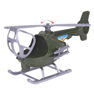 HELIKOPTER RUCHOME ŚMIGŁO OTWIERANA KABINA ŁADUNKI ZABAWKA DLA DZIECI