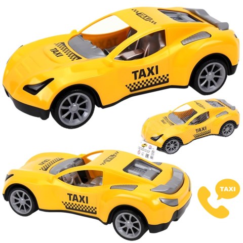 SAMOCHÓD TAXI SPORTOWE AUTO TAKSÓWKA W KOLORZE ŻÓŁTYM ZABAWKA DLA DZIECI SAMOCHÓD TAXI SPORTOWE AUTO TAKSÓWKA W KOLORZE ŻÓŁTYM ZABAWKA DLA DZIECI