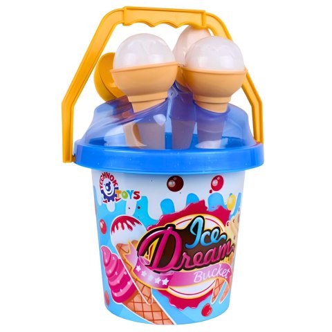 WIADERKO FOREMKI ZESTAW LODY DO PIASKU SŁODKI DESER LODZIARNIA WIADERKO FOREMKI ZESTAW LODY DO PIASKU SŁODKI DESER LODZIARNIA