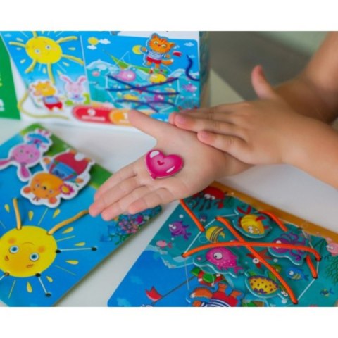 GRA EDUKACYJNA SZNUROWANKA NA ŁONIE PRZYRODY KARTY SZNURKI ROTER KAFER GRA EDUKACYJNA SZNUROWANKA NA ŁONIE PRZYRODY KARTY SZNURKI ROTER KAFER