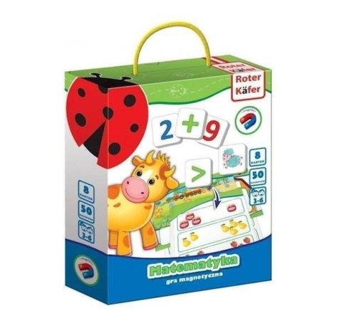 GRA MAGNETYCZNA MATEMATYKA DLA DZIECI KARTY MAGNESY UKŁADANKA ROTER KAFER GRA MAGNETYCZNA MATEMATYKA DLA DZIECI KARTY MAGNESY UKŁADANKA ROTER KAFER