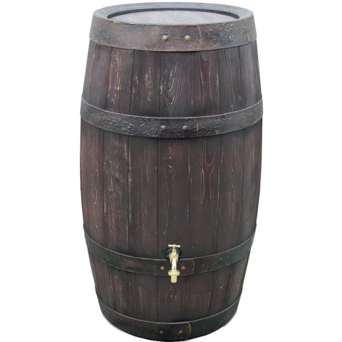 ZBIORNIK POJEMNIK NA WODĘ DESZCZÓWKĘ BECZKA BARRIQUE 250L UMBRA WOOD