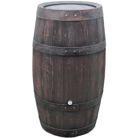 ZBIORNIK POJEMNIK NA WODĘ DESZCZÓWKĘ BECZKA BARRIQUE 250L UMBRA WOOD