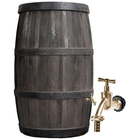 ZBIORNIK POJEMNIK NA WODĘ DESZCZÓWKĘ BECZKA BURGUND 500L UMBRA WOOD