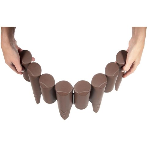 PALISADA OGRODOWA OBRZEŻE TRAWNIKOWE 250CM IPBO BRĄZ