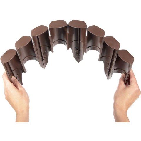 PALISADA OGRODOWA OBRZEŻE TRAWNIKOWE 250CM IPBO BRĄZ