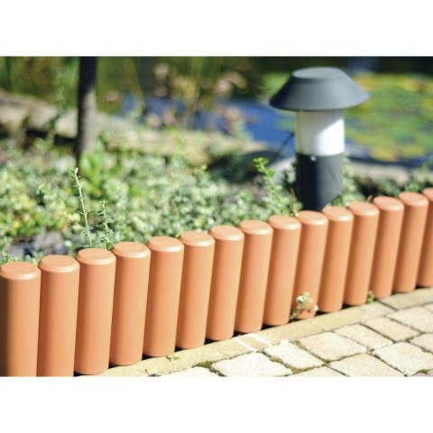 PALISADA OGRODOWA OBRZEŻE TRAWNIKOWE 270CM IPAL 5 TERAKOTA