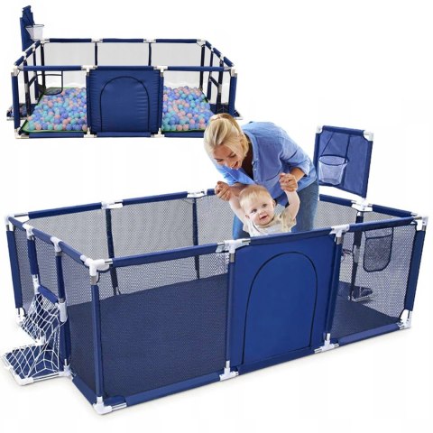 KOJEC Z KOSZEM BRAMKĄ SUCHY BASEN DLA DZIECI NICEKIDS 235 x 129 cm KOJEC Z KOSZEM BRAMKĄ SUCHY BASEN DLA DZIECI NICEKIDS 235 x 129 cm