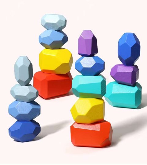 DREWNIANE KLOCKI KAMIENIE BALANSUJĄCE MONTESSORI BALANS W KOSZYKU NAKLEJKI DREWNIANE KLOCKI KAMIENIE BALANSUJĄCE MONTESSORI BALANS W KOSZYKU NAKLEJKI