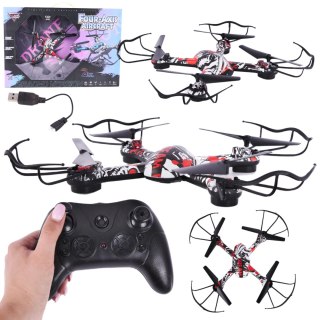 Dron Zdalnie Sterowany Pilotem R/C Wielofunkcyjny Video Zdjęcia USB Led