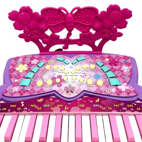 ELEKTRONICZNE PIANINO MIKROFON EFEKTY ŚWIETLNE ZESTAW FUNKCJA NAGRYWANIA ELEKTRONICZNE PIANINO MIKROFON EFEKTY ŚWIETLNE ZESTAW FUNKCJA NAGRYWANIA