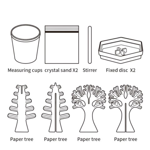 Magic tree planting 2-piece set