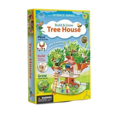 Tree house and mung bean planting Tree house and mung bean planting