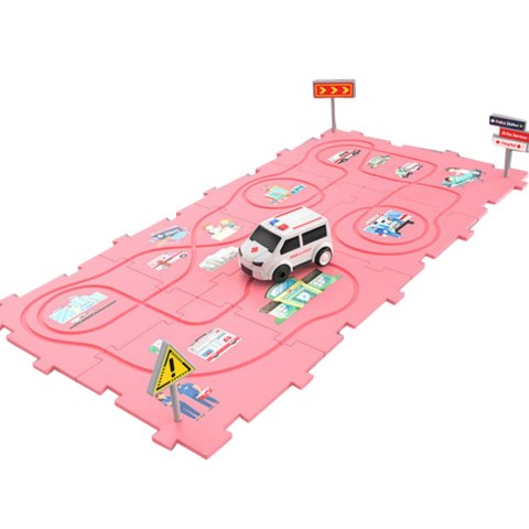 Diy puzzle track - ambulance Diy puzzle track - ambulance