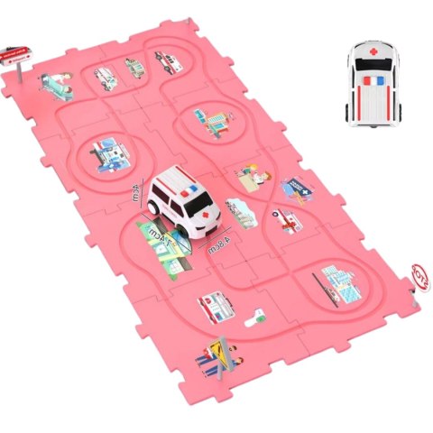 Diy puzzle track - ambulance Diy puzzle track - ambulance