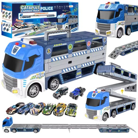 Sound and light ejection vehicle police theme