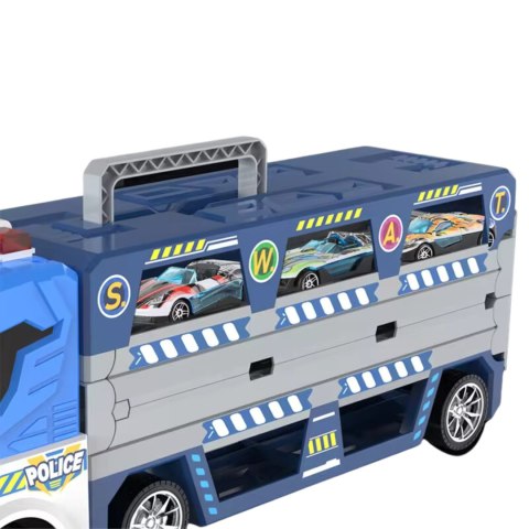 Sound and light ejection vehicle police theme
