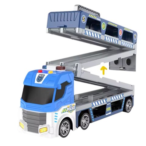 Sound and light ejection vehicle police theme