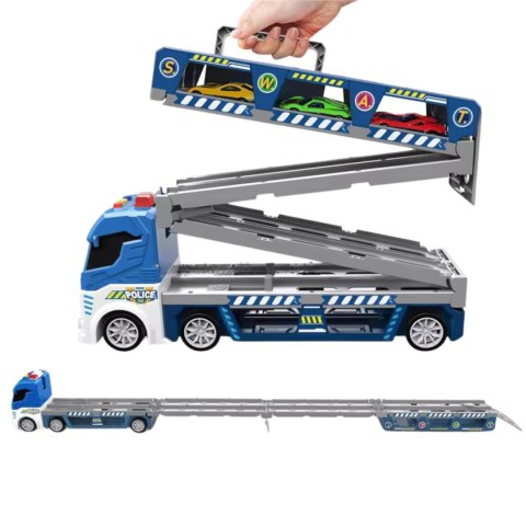 Sound and light ejection vehicle police theme