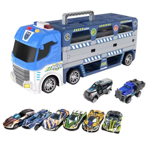 Sound and light ejection vehicle police theme