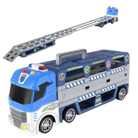 Sound and light ejection vehicle police theme