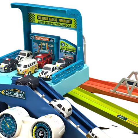 Steering wheel track, car building two in one set