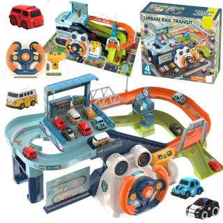 Urban steering wheel transportation rail car version