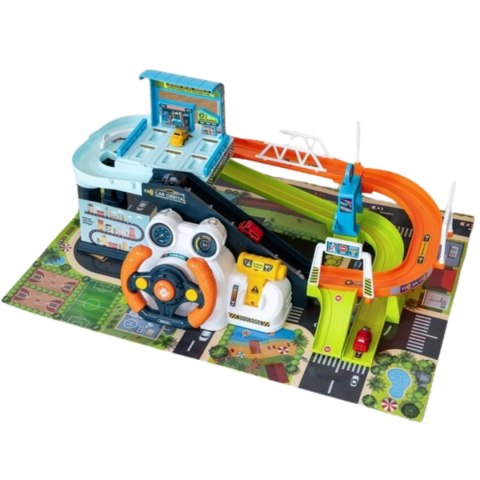 Urban steering wheel transportation rail car version
