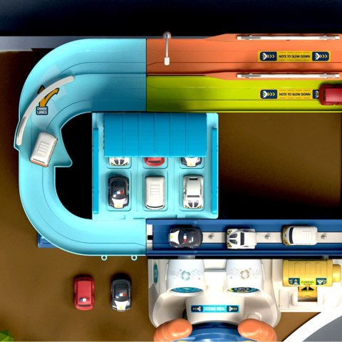 Urban steering wheel transportation rail car version