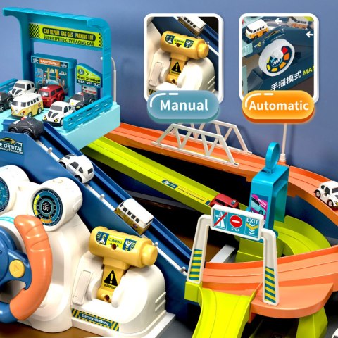 Urban steering wheel transportation rail car version