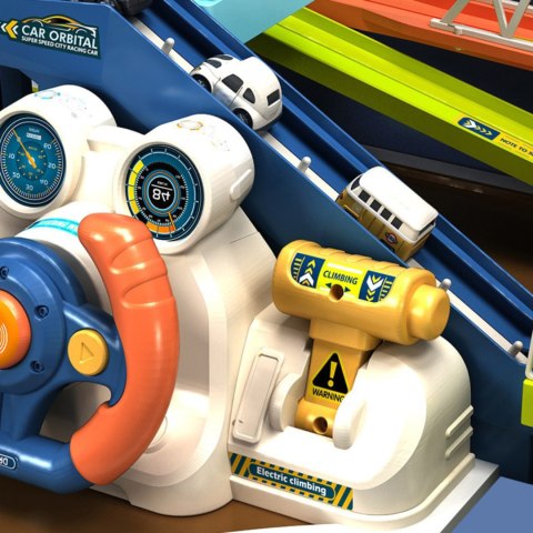 Urban steering wheel transportation rail car version