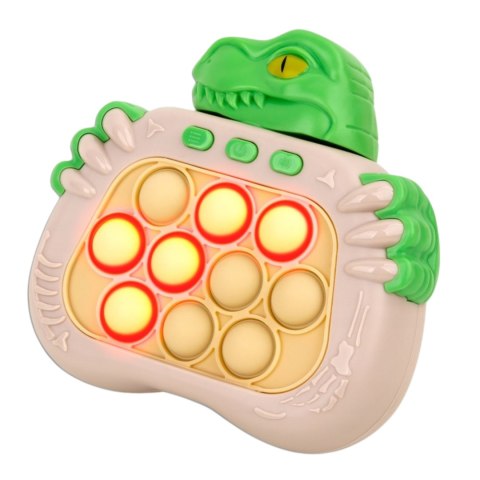 Gra Zręcznościowa Pop It Tyranozaur Rex Konsola Efekty Świetlne Dźwiękowe