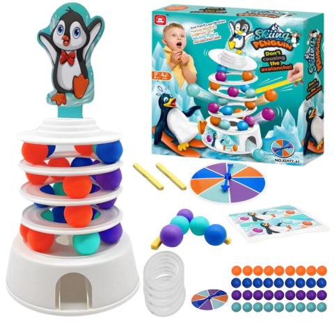 Penguin Ski Ball game