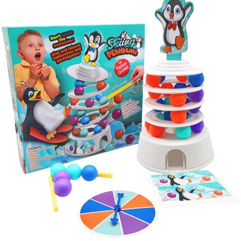 Penguin Ski Ball game