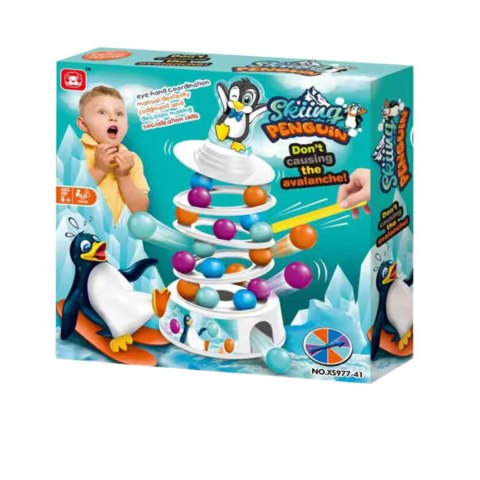 Penguin Ski Ball game