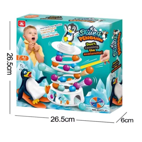 Penguin Ski Ball game