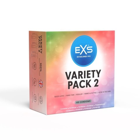 PREZERWATYWY 48 SZT. EXS VARIETY PACK 2 PREZERWATYWY 48 SZT. EXS VARIETY PACK 2